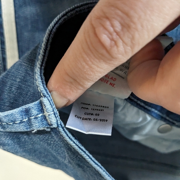 Torrid Women's Pink buttons Striped Super Soft Stretch Jeggings Size 20S - Picture 5 of 6